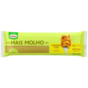 Macarrão Espaguete Mais Molho Orquídea 400g