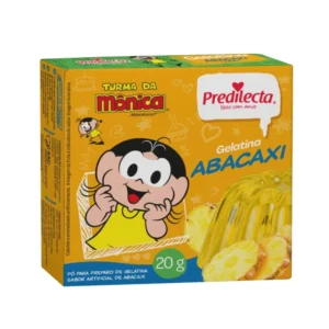 Gelatina Predilecta Abacaxi Turma da Mônica 20g